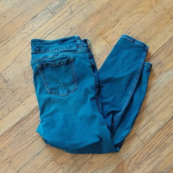 Torrid Dark Blue Skinny Jeans - Picture 7 of 7